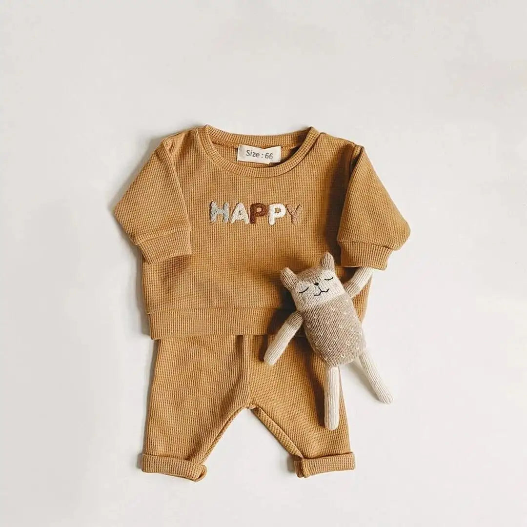 100% Organic Cotton Unisex 2-Piece Set - Cozy & Stylish for Spring & Autumn