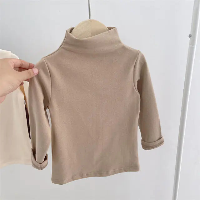 Kids Long Sleeve Turtleneck Top