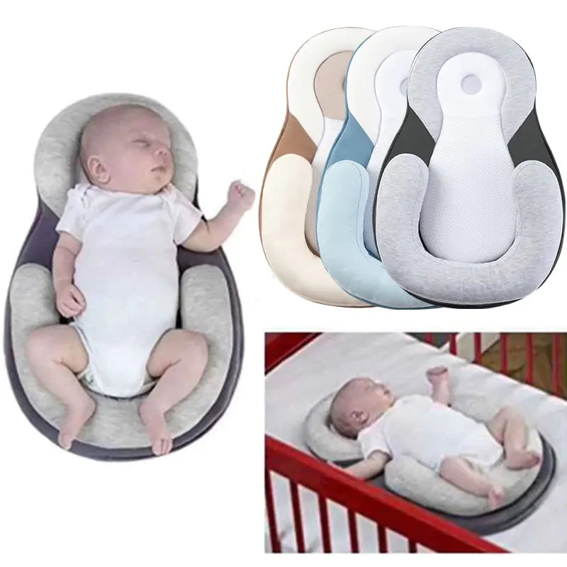 Infant Sleep Safety Comfort Pillow – Soft and Supportive for Safe Sleep