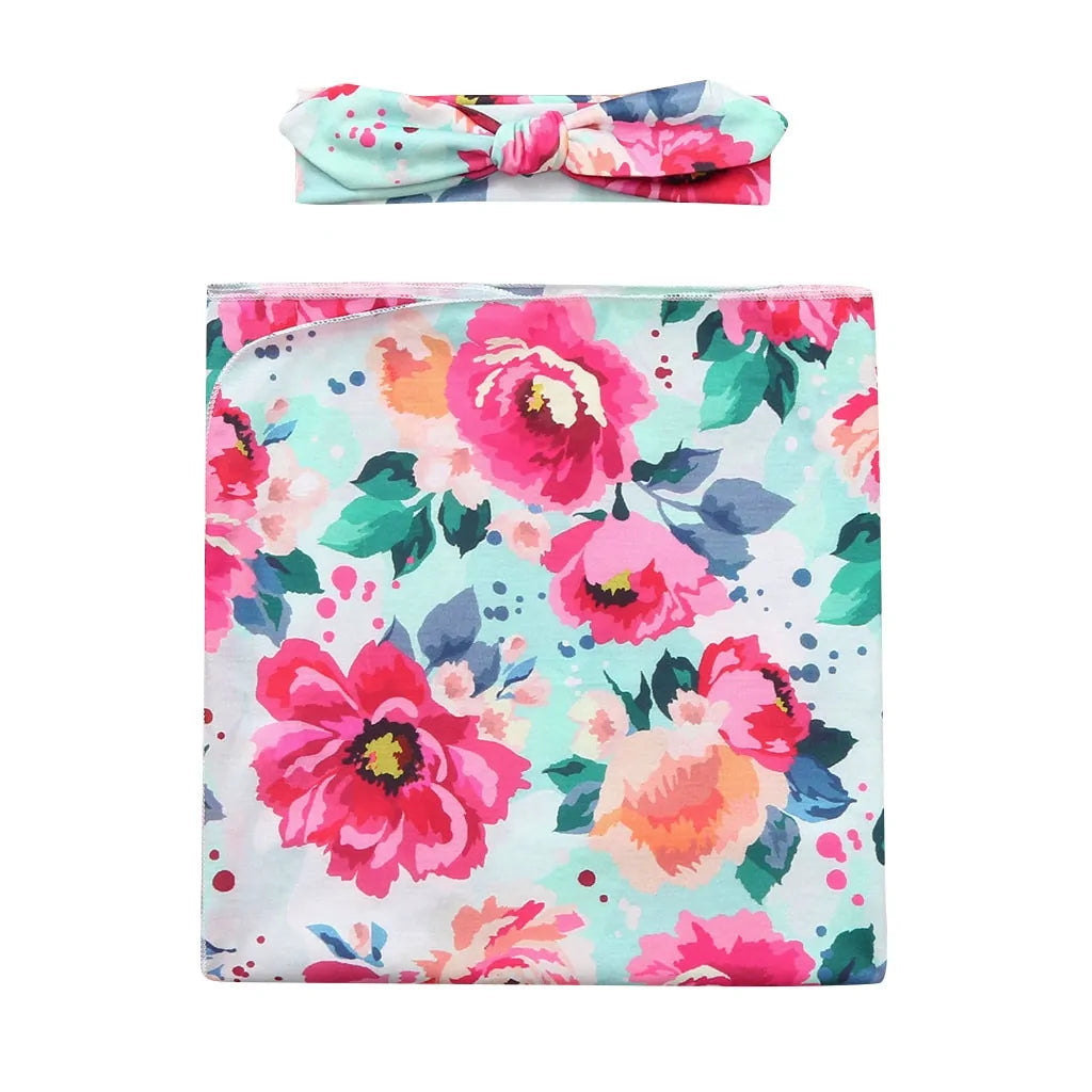 Newborn Swaddle - Soft Cotton Blend, 31.5" x 31.5", Multi-Use Baby Essential