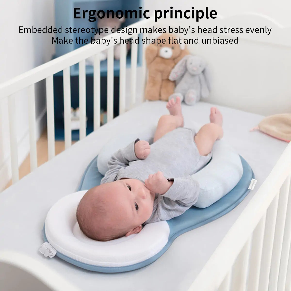 Infant Sleep Safety Comfort Pillow – Soft and Supportive for Safe Sleep
