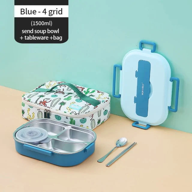 Portable Kids Lunch Box – Colorful, Durable, and Practical for On-the-Go Meals