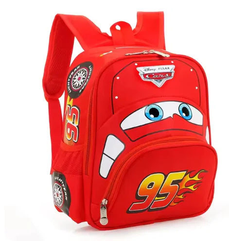 Lightning McQueen Disney Kids Backpack – Lightweight, Durable, and Adjustable (Ages 3-6)