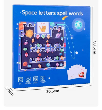 Magnetic Letters Maze Toy for Kids