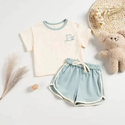 Trendy Cotton T-shirt and Short Outfits for Boys and Girls