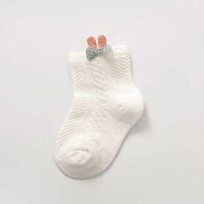 Soft Knit Baby Socks with Ears