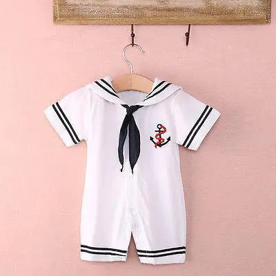 Cute Nautical Sailor Jumpsuit