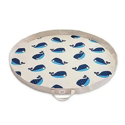 3 Sprouts Play Mat Bag with Drawstring Closure