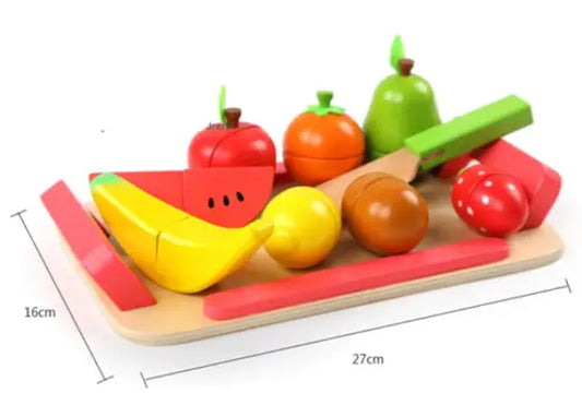 Fruit Cut & Play Kitchen Toy Set