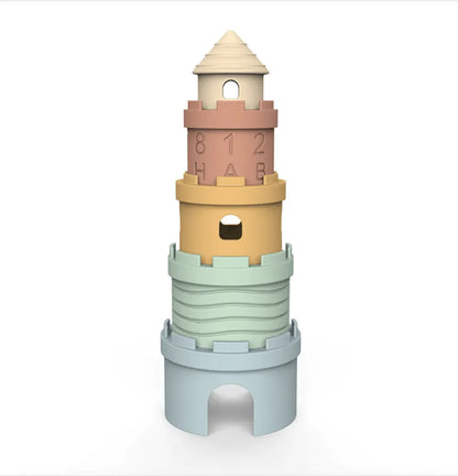 Children's Silicon Stacking Toy – Frog & Castle Designs for Kids
