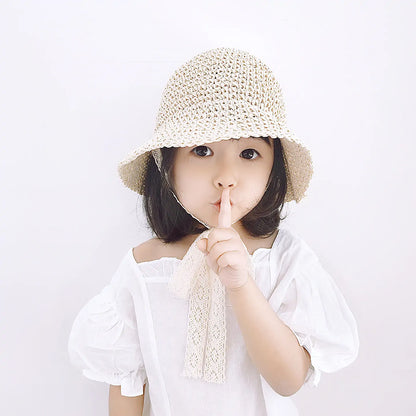 Cute Straw Hat for Baby Girl