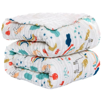 Organic Baby Muslin Swaddle Blanket – Soft, Comfortable, and Chemical-Free - Size 105x105cm