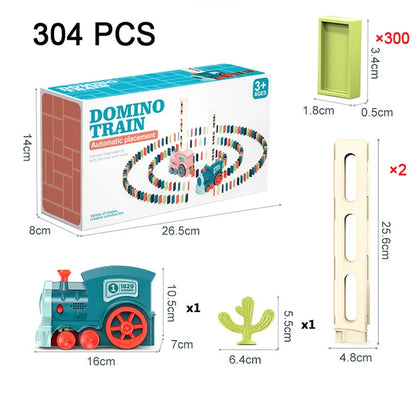 Kids Automatic Domino Train – Creative Toy for Fun and Learning
