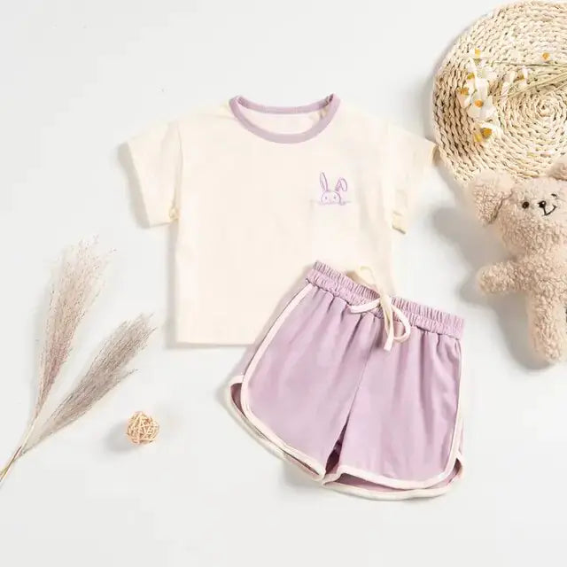 Trendy Cotton T-shirt and Short Outfits for Boys and Girls