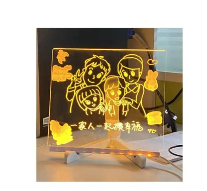 Ins Desktop DIY Luminous Message Board Light with Colorful LED for Toddlers