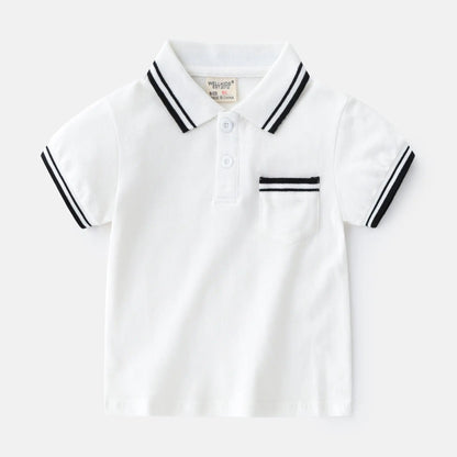 Casual Short Sleeve Cotton T-Shirt for Boys – Soft & Breathable