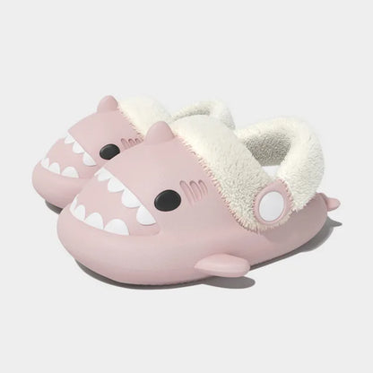 Detachable Kids Winter Shark Slippers – Warm, Cozy, and Fun