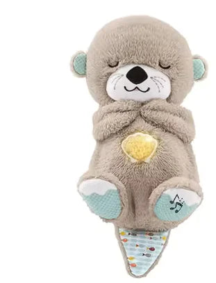 Breathable Plush Baby Toy – Musical Soother with Lights for Sleep & Play