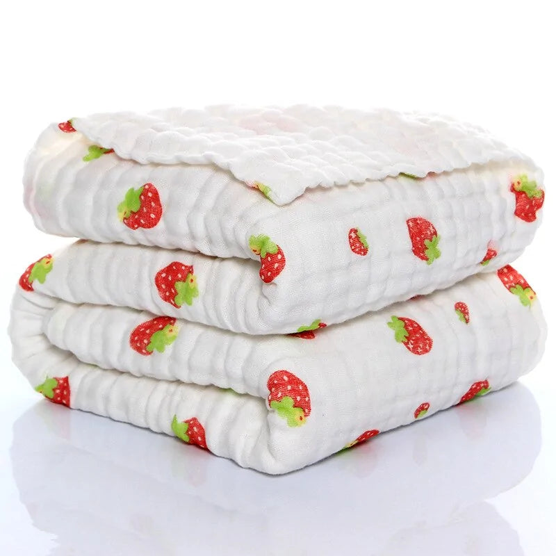 Organic Baby Muslin Swaddle Blanket – Soft, Comfortable, and Chemical-Free - Size 105x105cm