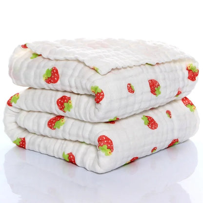 Organic Baby Muslin Swaddle Blanket – Soft, Comfortable, and Chemical-Free - Size 105x105cm