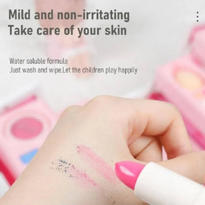 Children's Cosmetics Makeup Set Portable Box Simulation Nail Polish Play House Girl's Gift
