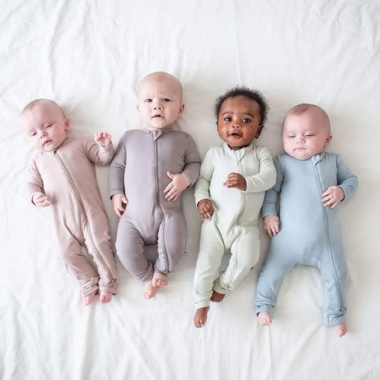 Bamboo Fiber Baby Romper – Soft, Breathable, and Moisture-Wicking Comfort