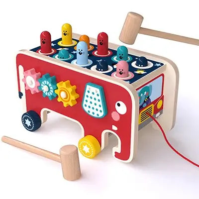 Wooden Hammer Toy for Kids – Motor Skills and Coordination Development