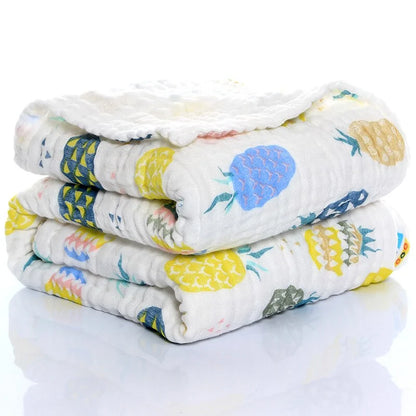 Organic Baby Muslin Swaddle Blanket – Soft, Comfortable, and Chemical-Free - Size 105x105cm