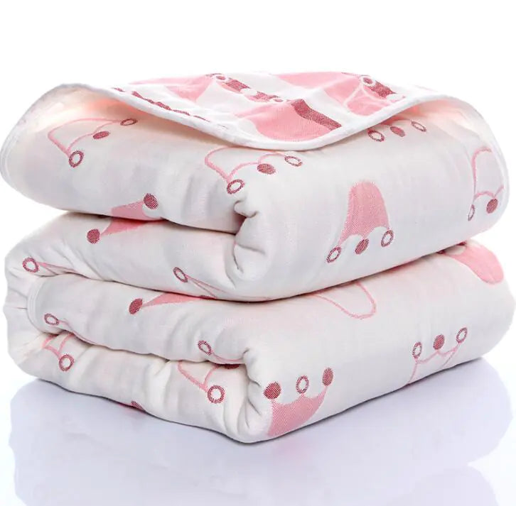 6 Layered Cotton Summer Quilt – Soft, Breathable, and Lightweight for Toddlers