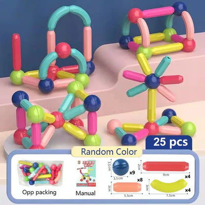 Magnetic Building Blocks - Creative Construction Set for Imagination and Learning