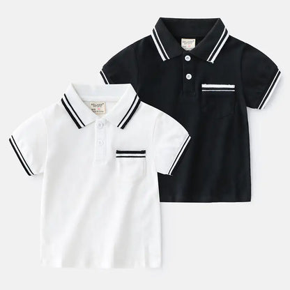 Casual Short Sleeve Cotton T-Shirt for Boys – Soft & Breathable
