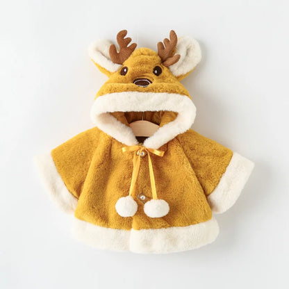 Adorable Reindeer Plush Baby Jacket