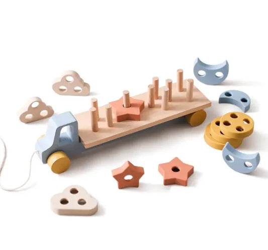 Small Wooden Vehicle Toys for Infants and Toddlers – Safe, Durable Design