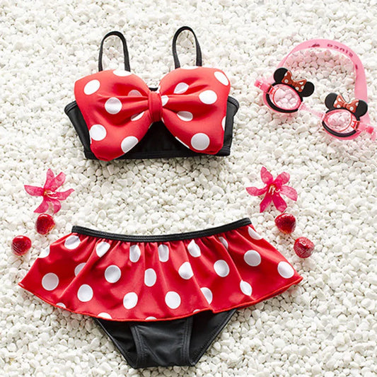 Minnie Mouse Baby Girl Two-Piece Swimsuit