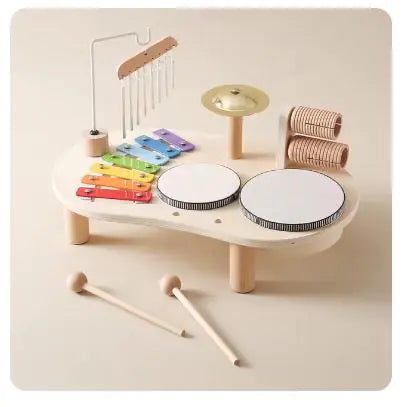 Baby Aeolian Bells Rattle Montessori Musical Toy for Early Development