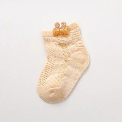 Soft Knit Baby Socks with Ears