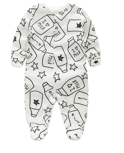 I Love Milk Baby Onesie – Soft, Comfortable, and Playful Gift for New Parents