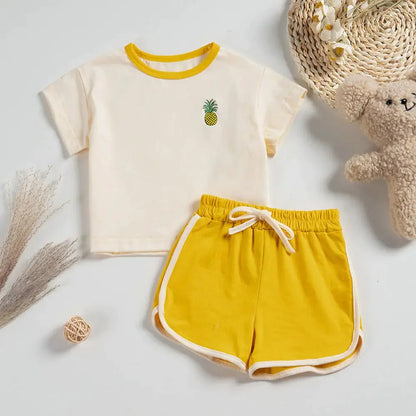 Trendy Cotton T-shirt and Short Outfits for Boys and Girls