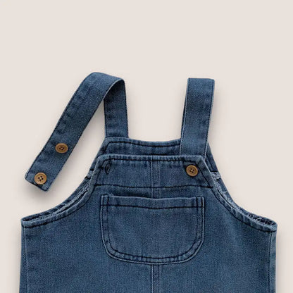 Cool Kids T-Shirt and Denim Overalls Set