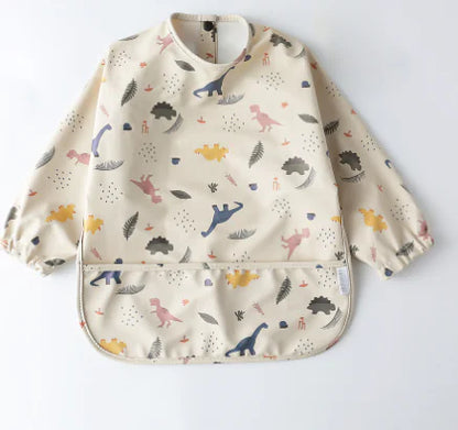 Child Waterproof Painting Smock Bib – Mess-Free Creativity for Little Artists