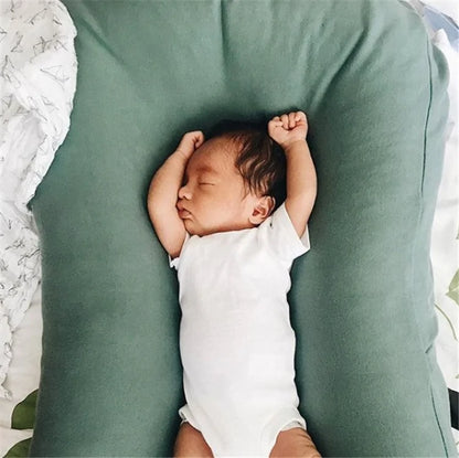 Newborn Lounger Bed – Soft, Secure, and Portable with Washable Cover