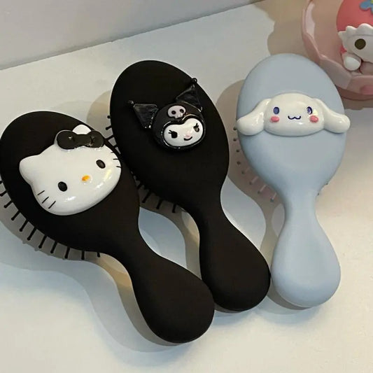 Cutie Character Hair Brush with Hello Kitty Design