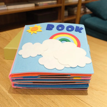 Montessori-style Felt Cloth Book for Babies