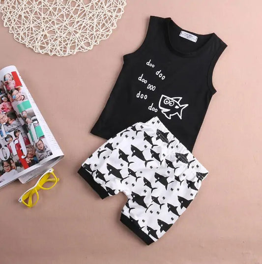 Baby Shark 2-Piece Outfit – Fun & Comfortable for Little Ones