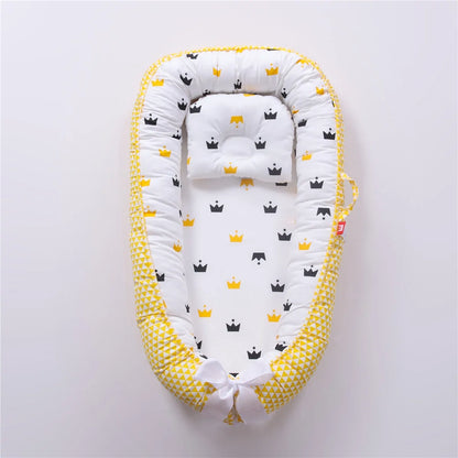 Babynest Portable Newborn Lounger - Cozy, Secure & Machine Washable