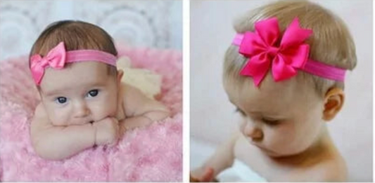 Pink Ribbon Bow Headband - Elegant and Versatile Accessory