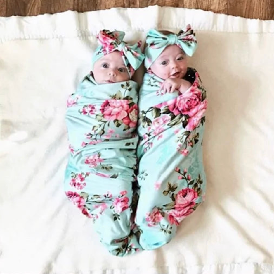 Newborn Swaddle - Soft Cotton Blend, 31.5" x 31.5", Multi-Use Baby Essential