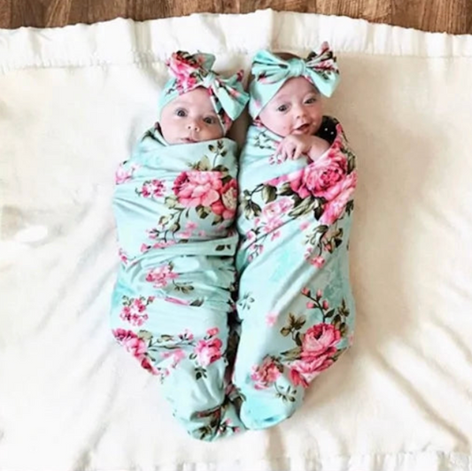 Newborn Swaddle - Soft Cotton Blend, 31.5" x 31.5", Multi-Use Baby Essential