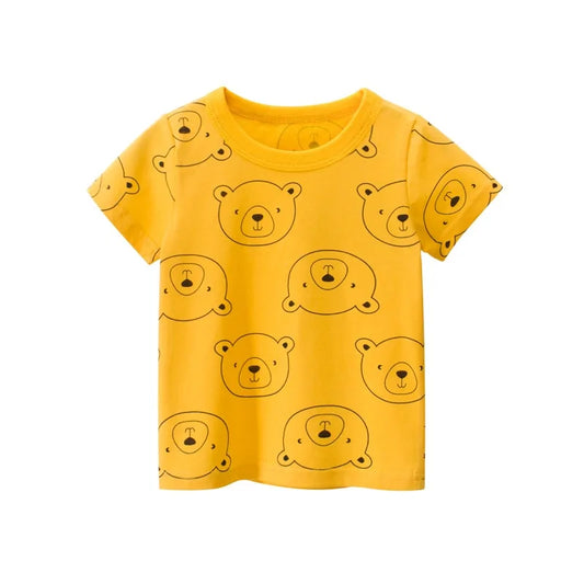 Children’s Adventure Summer Cartoon T-Shirt –  Perfect for Play and Everyday Adventures