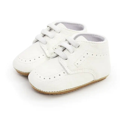 Multicolor Retro Leather Baby Shoes – Stylish, Comfortable, and Non-Slip for First Steps for Ages 0-18 Months